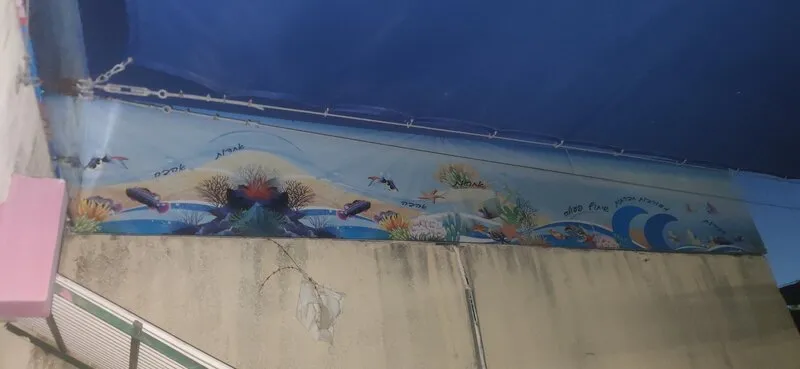 Крупноформатный баннер с подводной тематикой