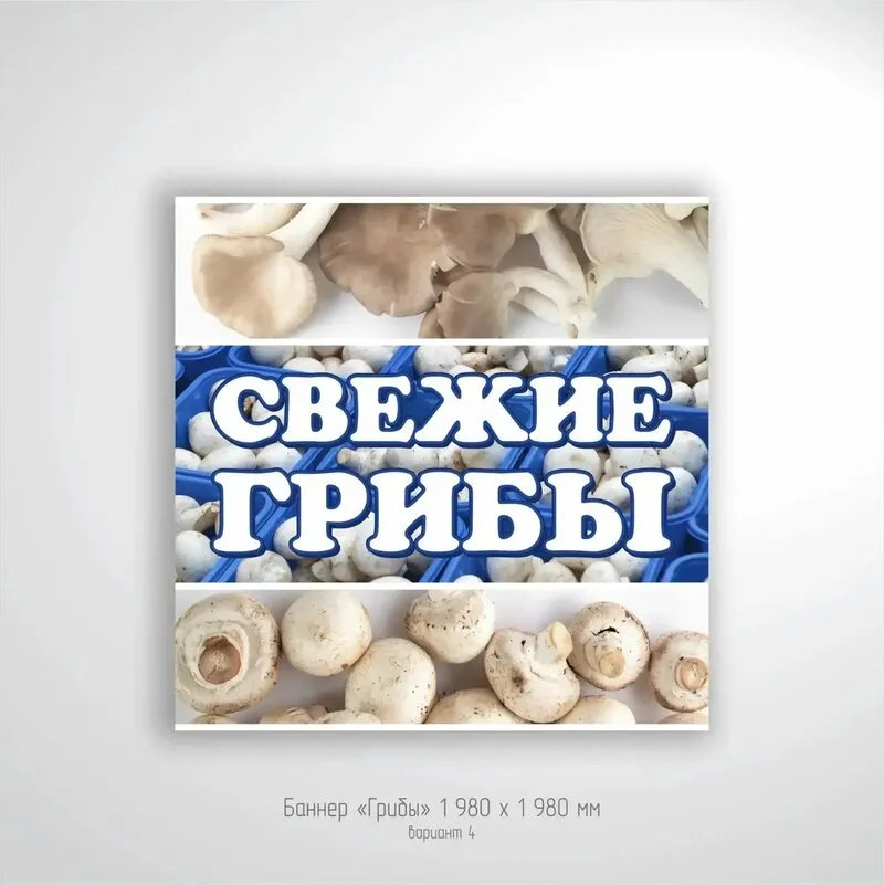 Рекламные баннеры для магазина и рынка