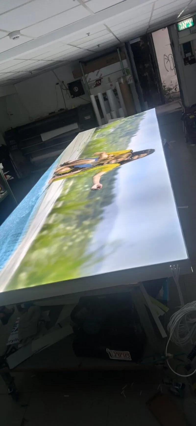 Световая панель с фотопечатью для офиса или шоурума