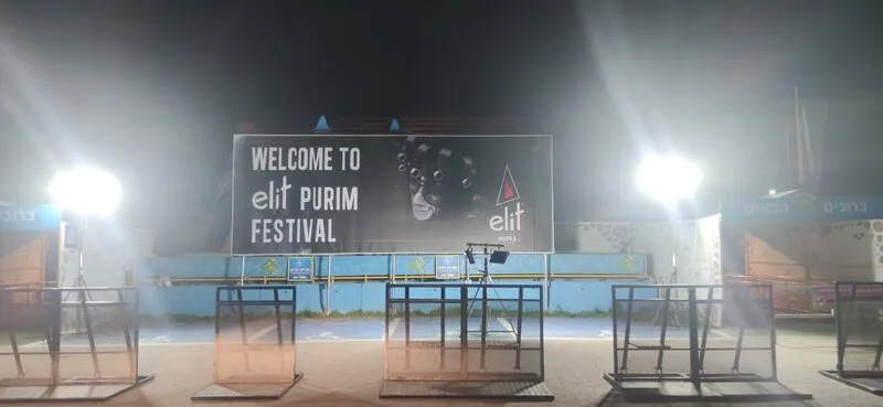 Оформление входной зоны для фестиваля