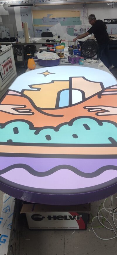 Декоративная панель для детского центра