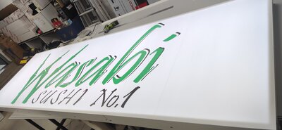 Оформление фасада для сети суши-баров