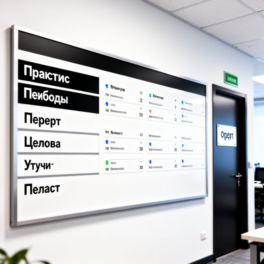 Стенды и таблички