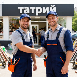 Пример работы по услуге Монтаж рекламных конструкций